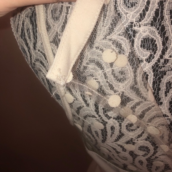 Urban outfitters cream mesh skater dress - Picture 5 of 5